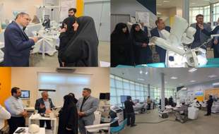 بازدید معاون آموزشی وزارت بهداشت از پژوهشکده فناوری‌ها و تجهیزات پیشرفته پزشکی دانشگاه علوم پزشکی تهران
